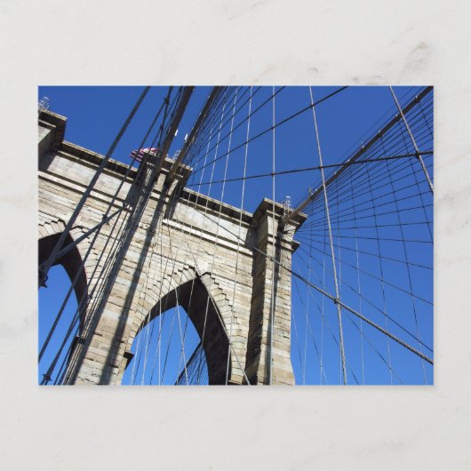 Brooklyn Bridge Postkarte (Vorderseite)