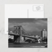 Brooklyn Bridge Postkarte (Vorne/Hinten)