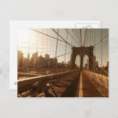 Brooklyn Bridge. Postkarte (Vorne/Hinten)