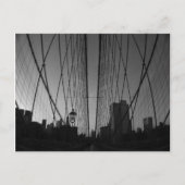 Brooklyn Bridge Postkarte (Vorderseite)
