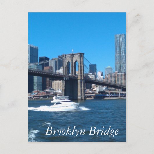 Brooklyn Bridge Postkarte (Vorderseite)