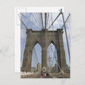 Brooklyn Bridge Postkarte (Vorne/Hinten)