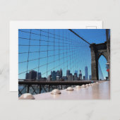 Brooklyn Bridge Postkarte (Vorne/Hinten)
