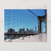 Brooklyn Bridge Postkarte (Vorderseite)