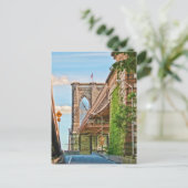 Brooklyn Bridge Postkarte (Stehend Vorderseite)