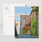 Brooklyn Bridge Postkarte (Vorne/Hinten)