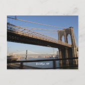 Brooklyn Bridge Postkarte (Vorderseite)