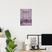 Brooklyn Bridge, Präsident Arthur bei seiner Eröff Poster (Heimbüro)