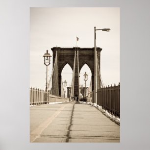 Brooklyn Bridge Print Poster