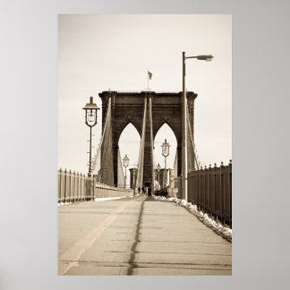 Brooklyn Bridge Print Poster
