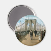 Brooklyn Bridge Promenade, New York City Magnet (Vorderseite/Rückseite)