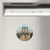 Brooklyn Bridge Promenade, New York City Magnet (In Situ (Geschirrspüler))