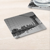 Brooklyn Bridge Rechteckiger Pappuntersetzer (angewinkelt)