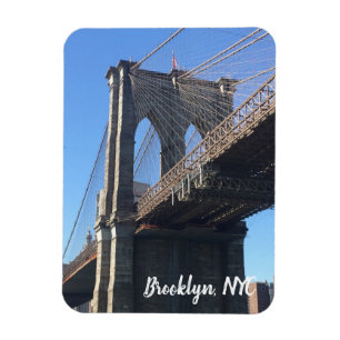 Brooklyn Bridge Sky New York City NYC Fotografy Magnet