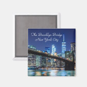 Brooklyn Bridge Skyline Magnet (Vorderseite/Rückseite)