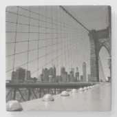Brooklyn Bridge Steinuntersetzer (Vorderseite)