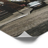 Brooklyn Bridge Street View Poster (Ecke)