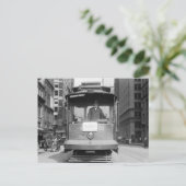 Brooklyn Bridge Trolley, 1915 Postkarte (Stehend Vorderseite)