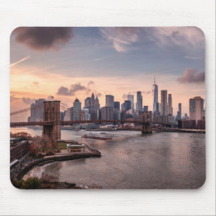 Brooklyn Bridge und Lower Manhattan Mousepad