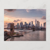 Brooklyn Bridge und Lower Manhattan