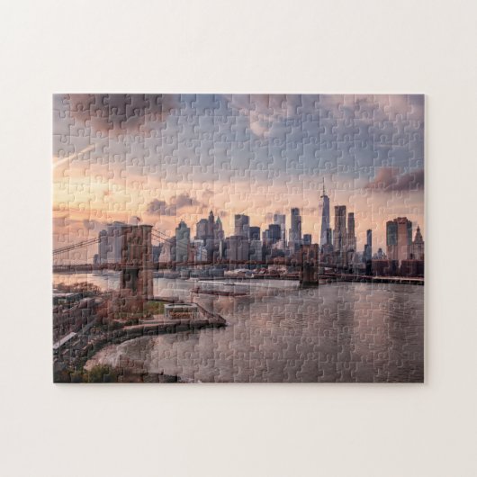 Brooklyn Bridge und Lower Manhattan Puzzle (Horizontal)
