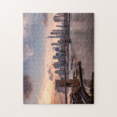 Brooklyn Bridge und Lower Manhattan Puzzle (Vertikal)