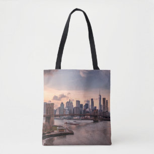 Brooklyn Bridge und Lower Manhattan Tasche