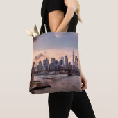 Brooklyn Bridge und Lower Manhattan Tasche (Von Nahem)