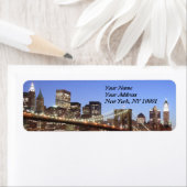 Brooklyn Bridge und Manhattan Skyline bei Nacht (Insitu)