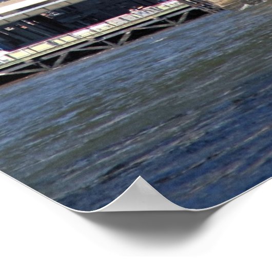 Brooklyn Bridge und Manhattan Skyline Poster (Ecke)