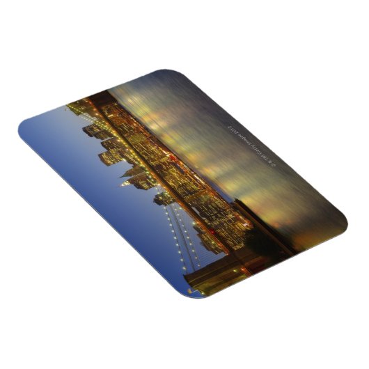 Brooklyn Bridge und New York City Gebäude Magnet (Rechte Seite)
