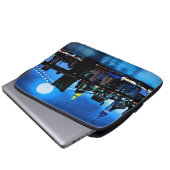 Brooklyn Bridge unter einem Vollmond Laptopschutzhülle (Vorne Knopf)