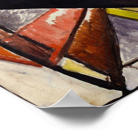 Brooklyn Bridge von Albert Gleizes Poster (Ecke)