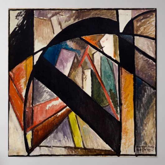 Brooklyn Bridge von Albert Gleizes Poster (Vorne)