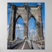 Brooklyn Bridge Walking Path Poster (Vorne)