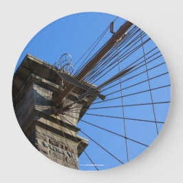 Brooklyn-Brücke 01 Große Wanduhr