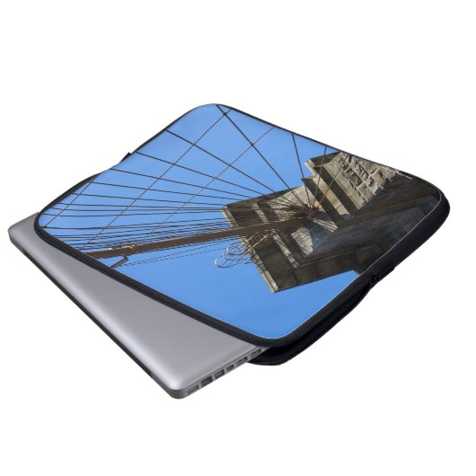 Brooklyn-Brücke 01 Laptopschutzhülle (Vorne Knopf)