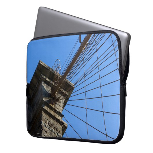 Brooklyn-Brücke 01 Laptopschutzhülle (Vorderseite Links)