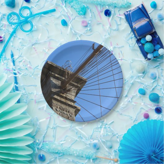 Brooklyn-Brücke 01 Pappteller (Party)