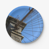 Brooklyn-Brücke 01 Pappteller (Vorderseite)
