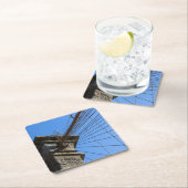 Brooklyn-Brücke 01 Rechteckiger Pappuntersetzer (Vor Ort)