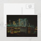 Brooklyn-Brücke 1982 Postkarte (Vorne/Hinten)