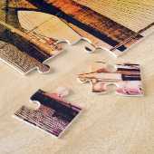 Brooklyn-Brücke - bunt - New York City Puzzle (Seite)