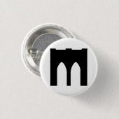 Brooklyn-Brücke Button (Vorne & Hinten)