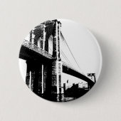 Brooklyn-Brücke Button (Vorderseite)