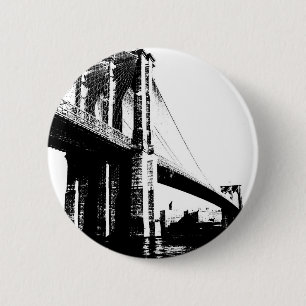 Brooklyn-Brücke Button