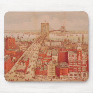 Brooklyn-Brücke, c.1883 Mousepad
