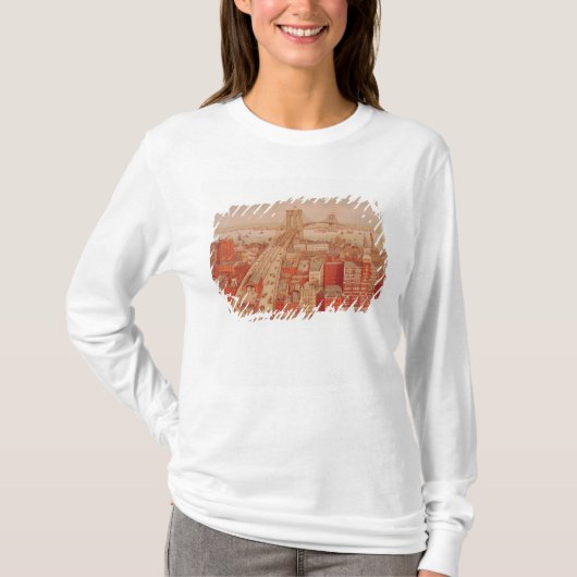 Brooklyn-Brücke, c.1883 T-Shirt (Vorderseite)