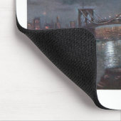 Brooklyn-Brücke durch Mondschein Mousepad (Ecke)