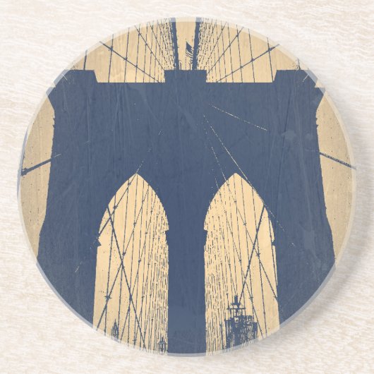 Brooklyn-Brücke Getränkeuntersetzer (Vorne)